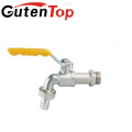 GutenTop Niedriger Preis Eisen Langen Griff Messing Überzug Nickel Garten Wasser Bibcock Taps